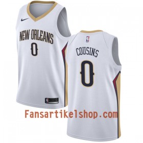 NBA New Orleans Pelicans Trikot DeMarcus Cousins 0 Nike 2017-18 Weiß Swingman - Herren